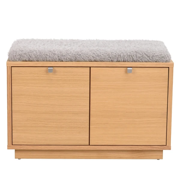 103754 a Confetti bench w 2drawers oak sheepskin imitation2 kuva