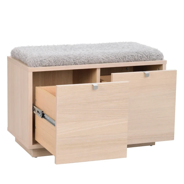 103760 det1 Confetti bench w 2drawers whithepigm oak sheepskin imitation2 R kuva