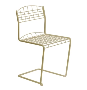 Grythyttan Stålmöbler HIGH-TECH tuoli, ivory kuva