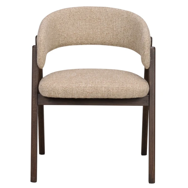 120164 b sb a Barnaby armchair brown oak beige B kuva