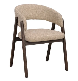 Rowico BARNABY käsinojatuoli, dark beige/brown kuva