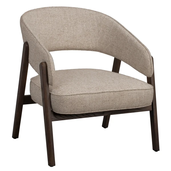 120167 b sb b Barnaby lounge chair light beige brown oak B kuva