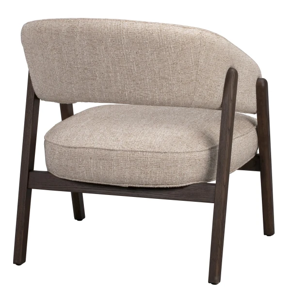 120167 b sb d Barnaby lounge chair light beige brown oak B2 kuva