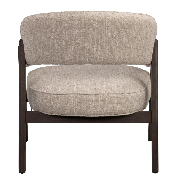 120167 b sb e Barnaby lounge chair light beige brown oak B2 kuva