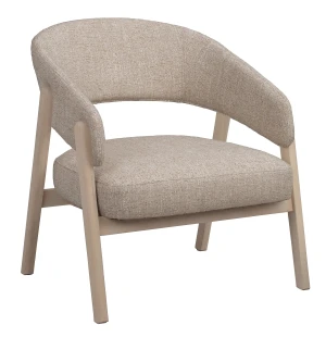 Rowico BARNABY loungetuoli, dark beige/whitewash kuva