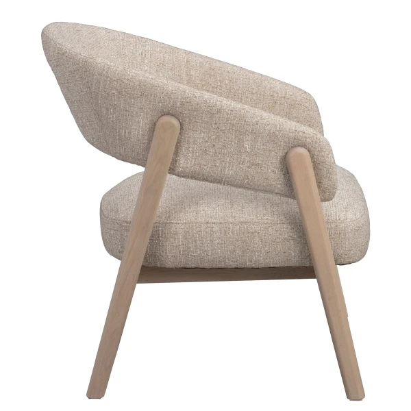 120168 b sb c Barnaby lounge chair light beige whitepigm oak B kopiera kuva