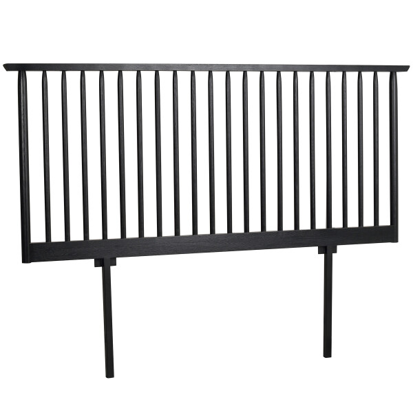 120439 b1 Riggins bed gable blackstained oak image