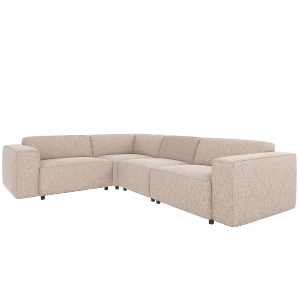 121338 b sb B Willard corner sofa 23 seater light beige fabric Alice 01 c4 kuva