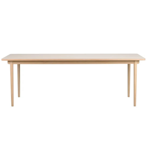 123185 b sb a Fairmount table whitepigm oak light beige laminate image