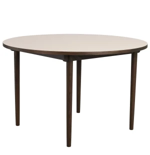 Rowico FAIRMOUNT matbord Ø120, beige/brun ek image