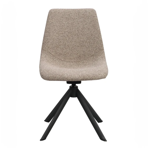 123194 b sb A Dunmore swivel chair darkbeige black kuva