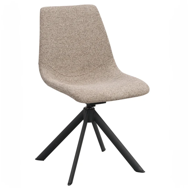 123194 b sb B Dunmore swivel chair darkbeige black kuva