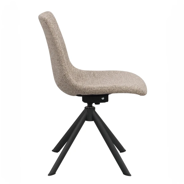 123194 b sb C Dunmore swivel chair darkbeige black kuva