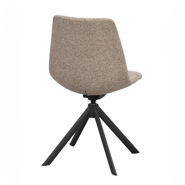 123194 b sb D Dunmore swivel chair darkbeige black kuva