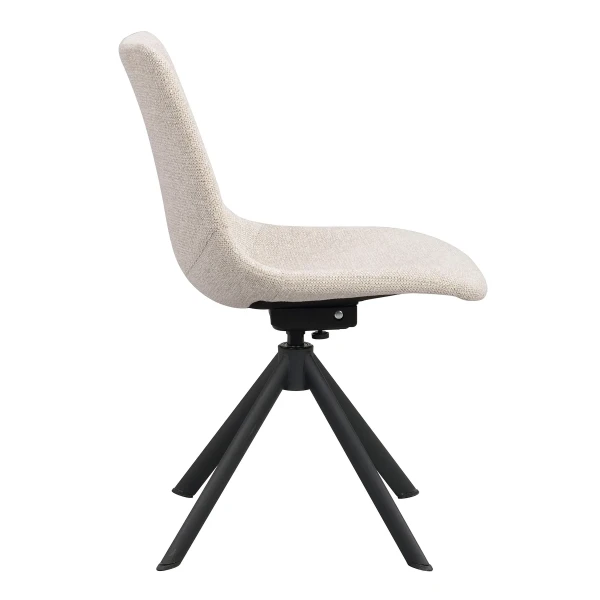 123195 b sb C Dunmore swivel chair lightbeige black image