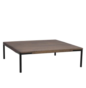 Rowico FARRELL sohvapöytä matala 90×90 cm, ruskea/musta kuva