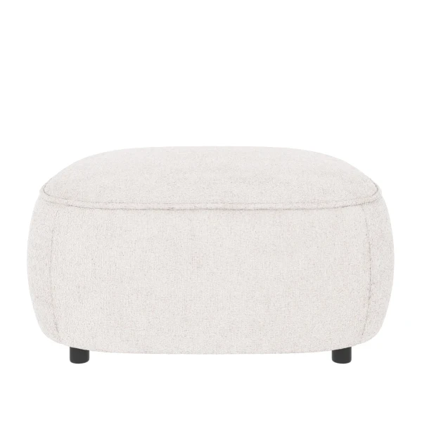 124836 b sb A Norris footstool white fabric Greg 1 c2 kuva