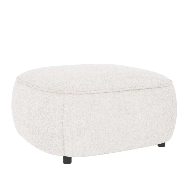 124836 b sb B Norris footstool white fabric Greg 1 c2 kuva