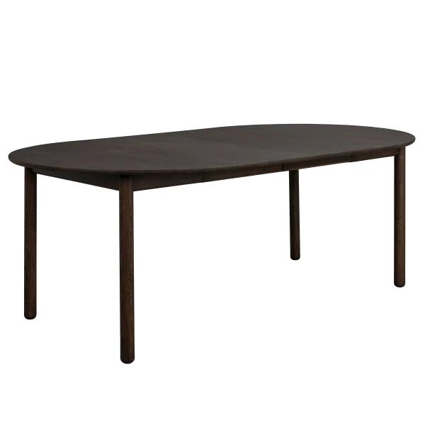 128064 b sb d Derrymore round table brown oak w extensions kuva