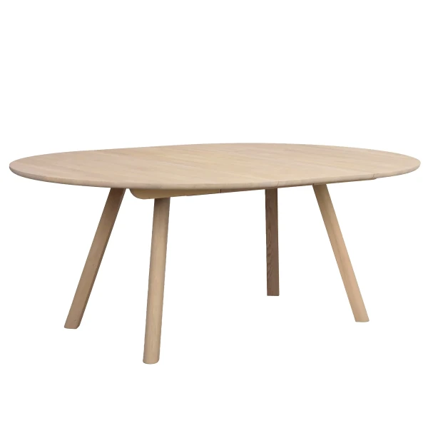 128163 b sb c Clapperton round tableextension whitepigm oak EXPra kuva