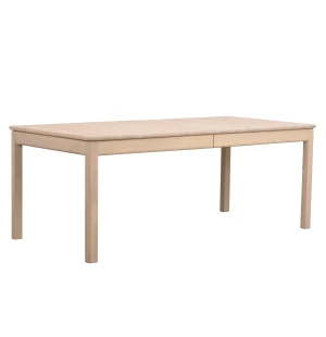 Rowico GARDNER jatkettava ruokapöytä 200x95, valkotammi kuva