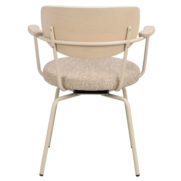 128310 b sb e Merrick swivel chair beige beige metal image