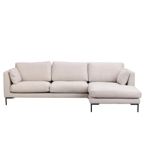 Rowico CORWIN soffa 3,5-sits med schäslong höger, ljusbeige image