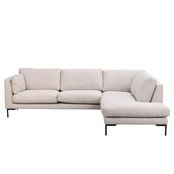 129154 b sb a Corwin 5 seater open end sofa R light beige kuva