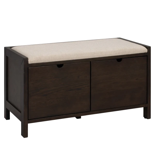 134202 b sb b Hillmond bench brown oak beige kuva