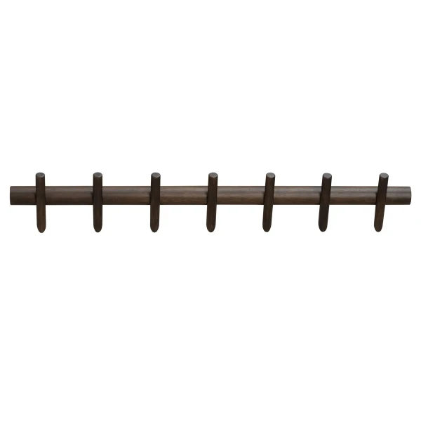 134222 b sb a Hillmond hanger 7 hooks brown oak kuva