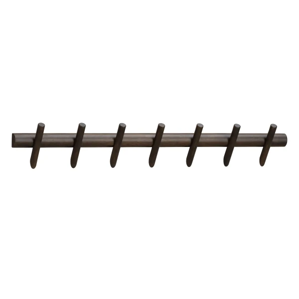134222 b sb b Hillmond hanger 7 hooks brown oak kuva