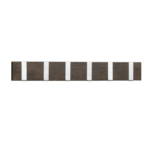 134343 b sb b Confetti hook rail 6 hooks brown oak kuva