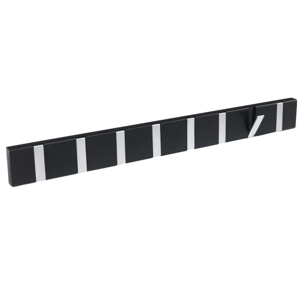 134347 b sb a Confetti hanger 8 flip hooks black oak kuva