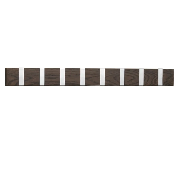 134348 b sb b Confetti hook rail 8 hooks brown oak kuva