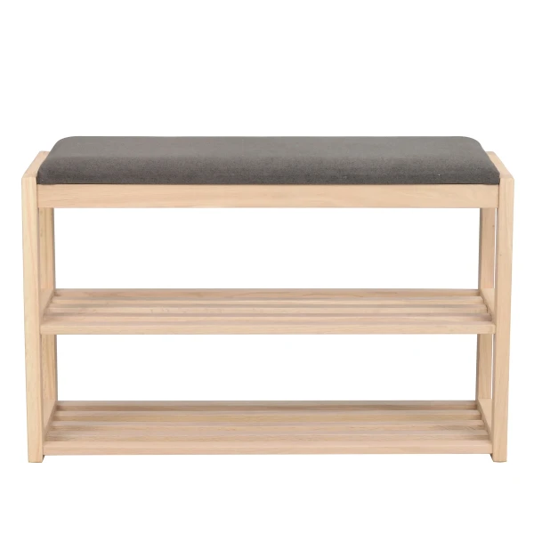 134361 b sb a Confetti bench shoe stand whitepigm oak kuva