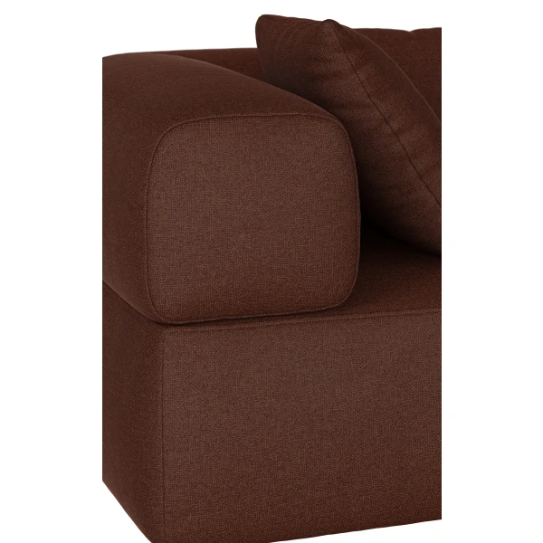 135400 b db Falkner sofa 3 seater red fabric Rita 96 c2 image