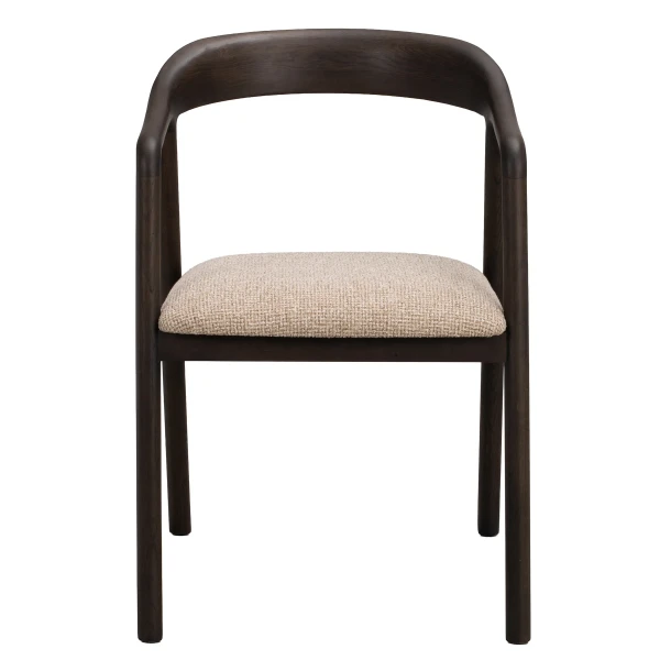 148034 b sb a Dillon armchair mediumbeige darkbrown oak kuva