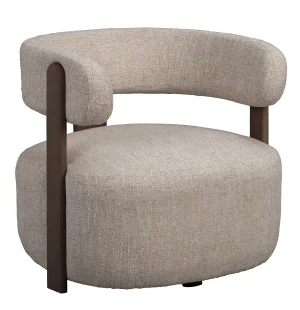 Rowico JENISON nojatuoli, vaaleanbeige/ruskea tammi kuva