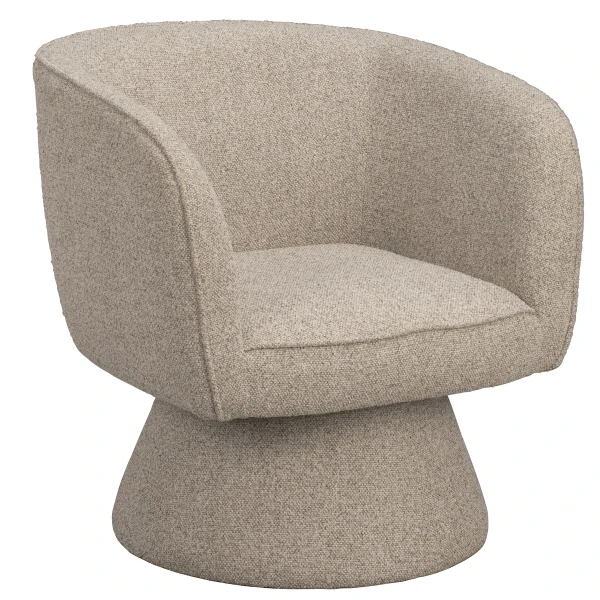 151700 b sb b Shoreham swivel lounge chair light beige EXPra B1 kuva