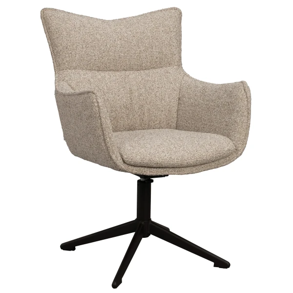 151710 b sb b Fresno armchair light beige black B kuva