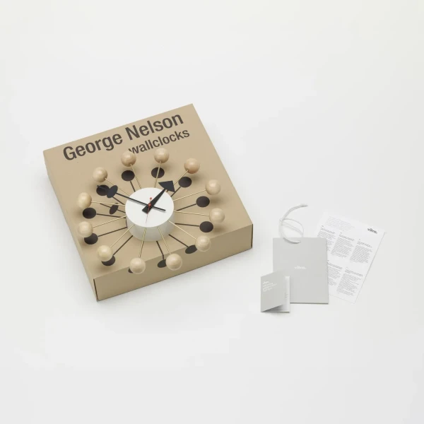 1626159 Ball Clock Beech with Box v fullbleed 1440x image