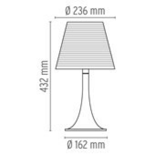 Flos MISS K pöytävalaisin hopea kuva