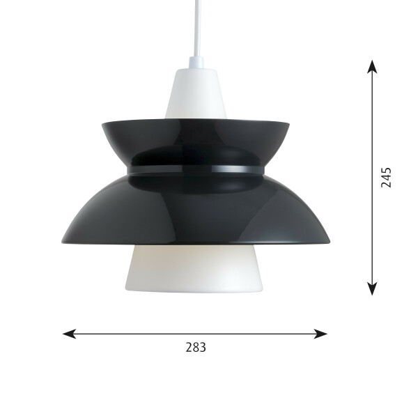 Louis Poulsen DOO-WOP riippuvalaisin tummanharmaa image