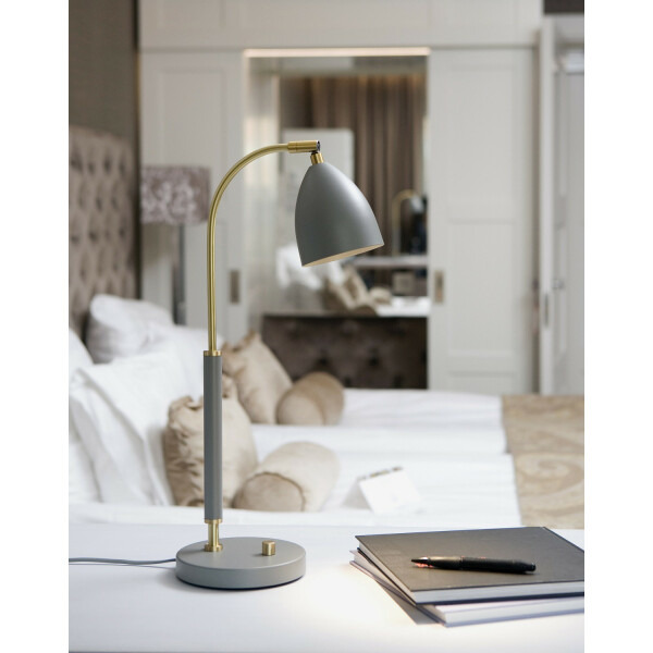 Belid DELUXE B4076 pöytävalaisin LED lämminharmaa/messinki kuva