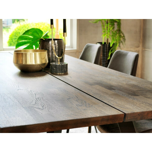 Rowico FRED ruokapöytä 240x100cm smoke tammi/musta kuva