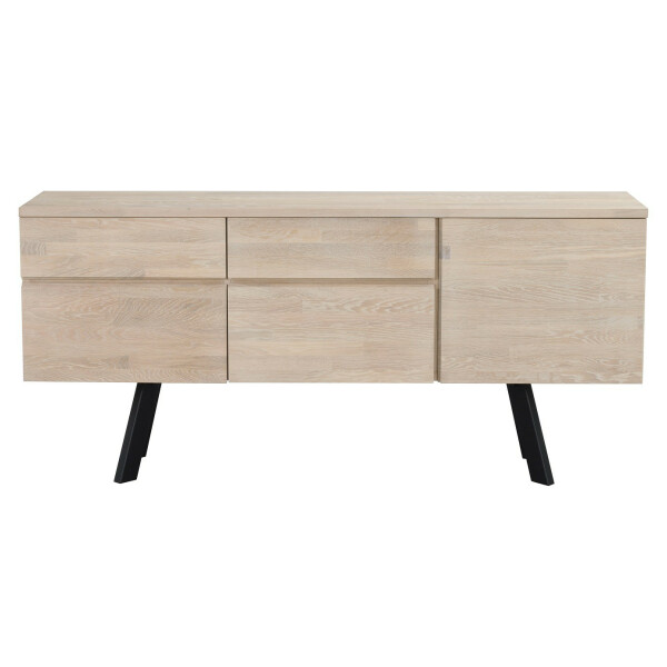 Rowico FRED sideboard whitewash tammi/ musta image