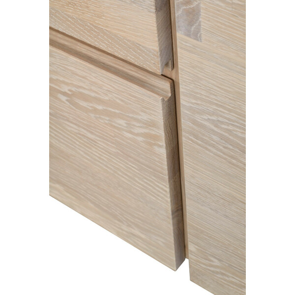 Rowico FRED sideboard whitewash tammi/musta image