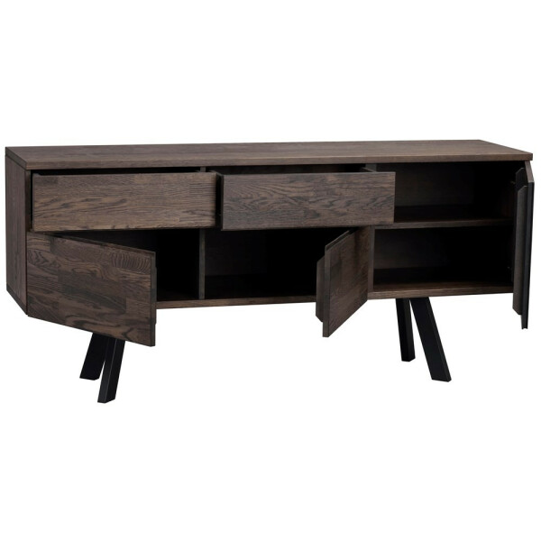Rowico FRED sideboard smoke tammi/musta image