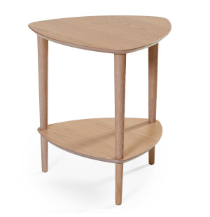 Birger PAUS 50 fåtöljbord vit ek image