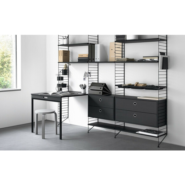 String SYSTEM sivupaneeli 200x30 lattia musta 1-pack image